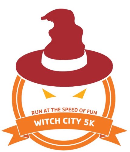 Run at the speed of fun witch city 5k logo