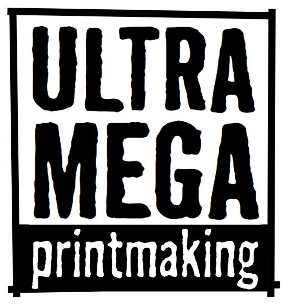 Ultra mega printmaking logo