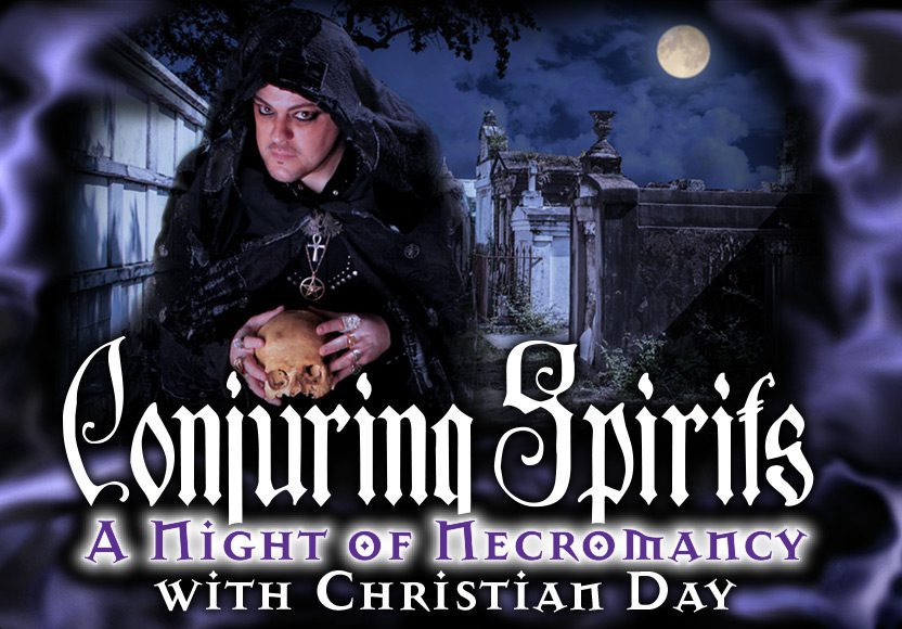 Conjuring Spirits necromancy flyer