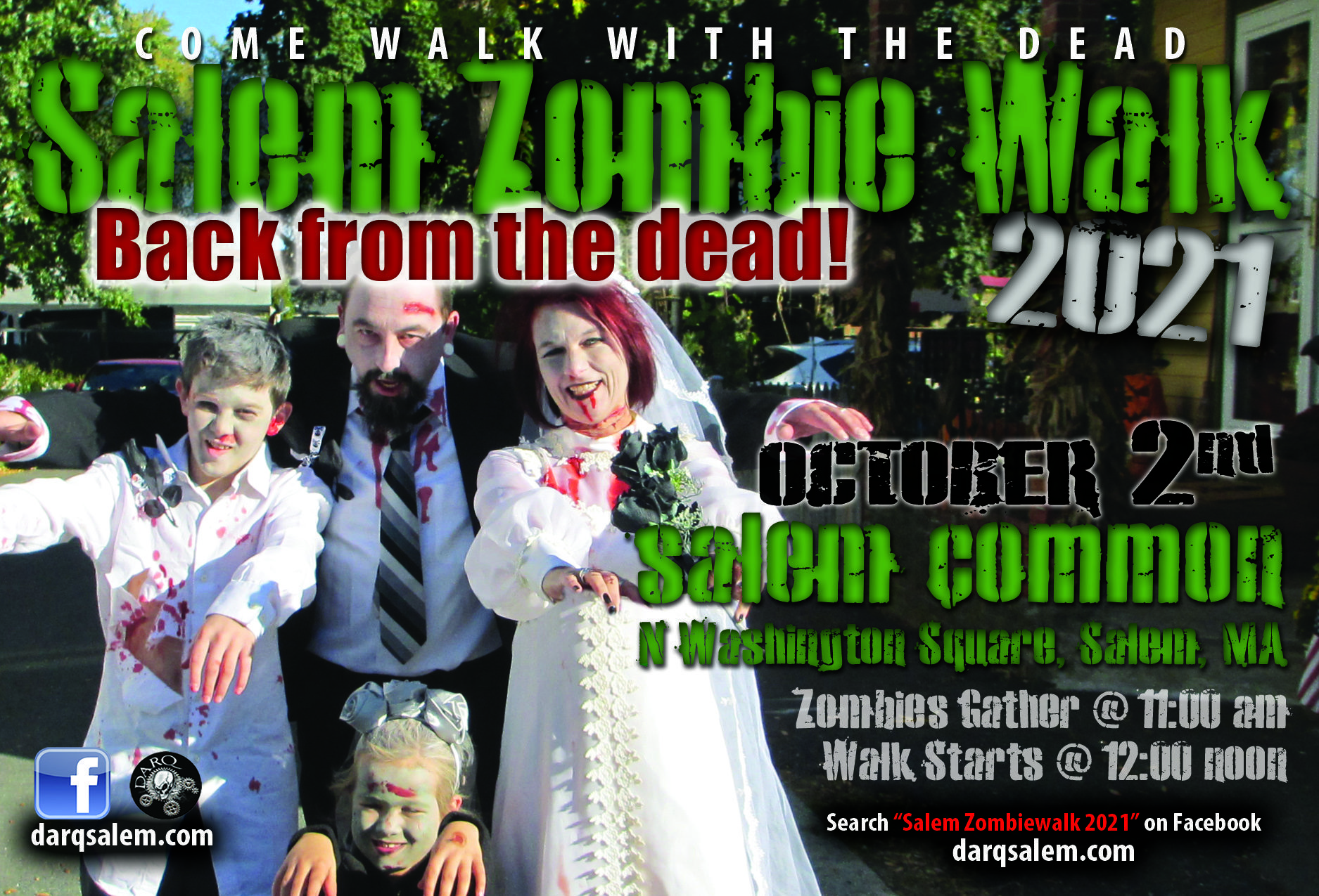 Salem Zombie Walk flyer