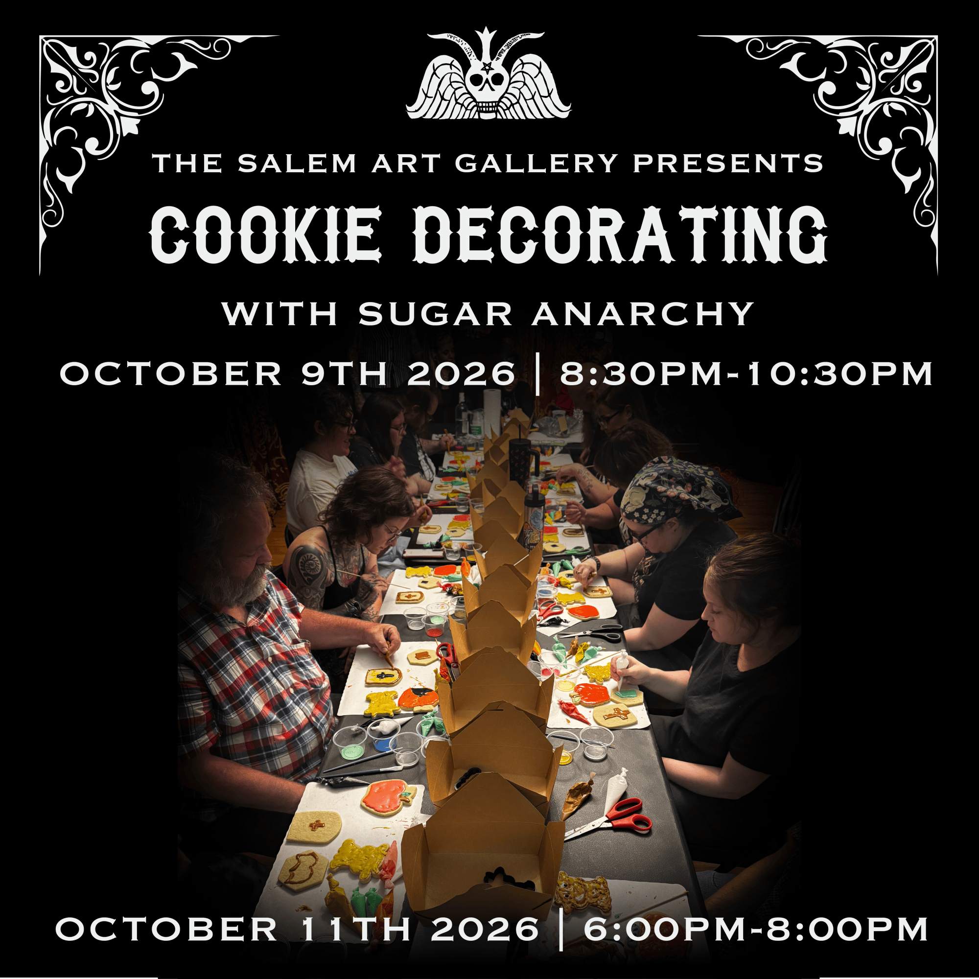 Blacklight Cookie Decorating Class