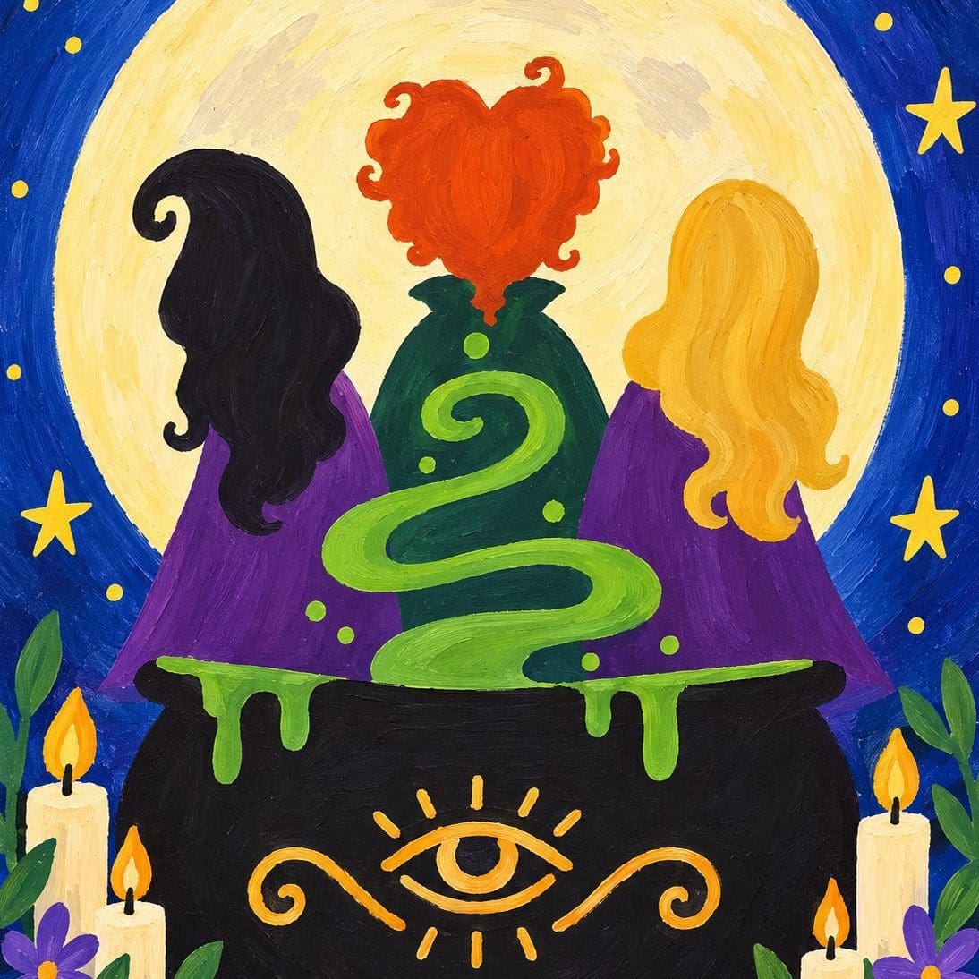 Hocus Pocus Paint Party at Wicked Axe