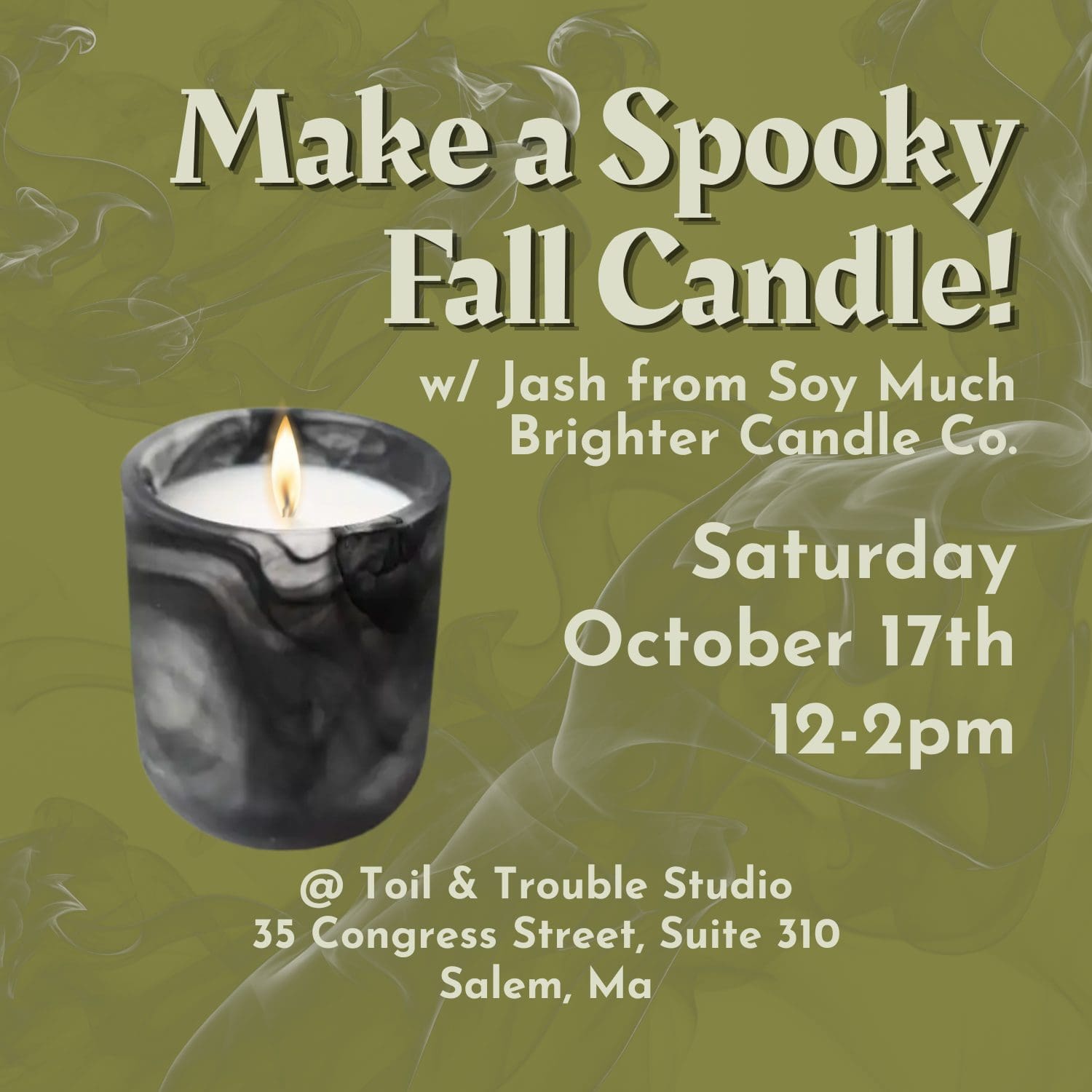 Make a Spooky Fall Candle!