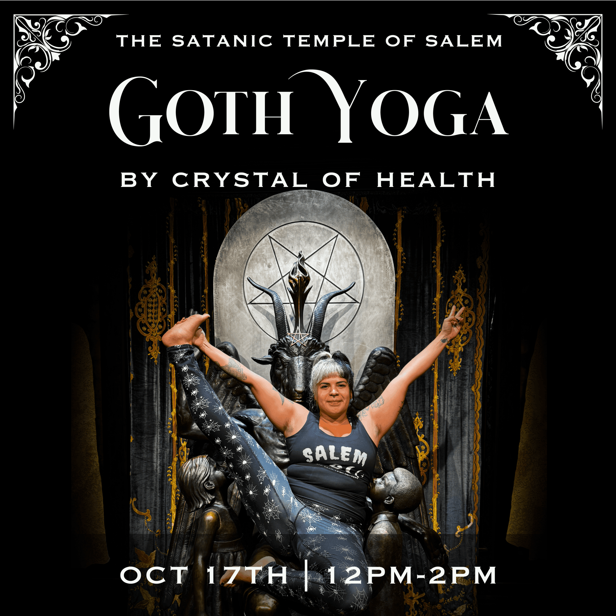 Crystal of Health Goth Yoga at The Satanic Temple